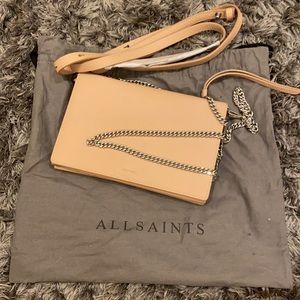 AllSaints Fetch Leather Crossbody Bag